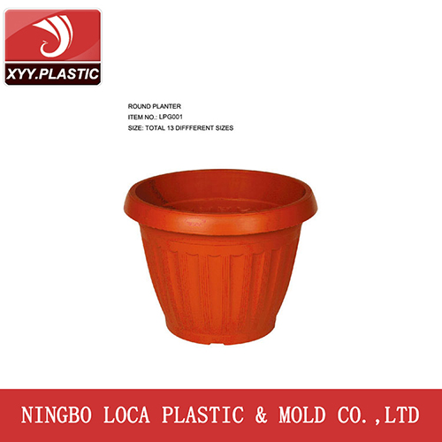 PLASTIC FLOWERPOT,PLASTIC PLANTER,PLASTIC GARDEN ITEM